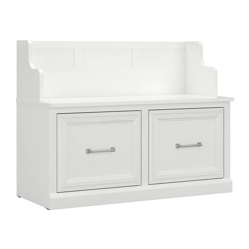 Woodland banc d'entrée 40W avec portes par Bush Furniture