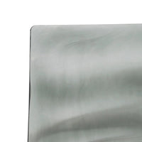 Chaise de salle à manger en acrylique Astor avec pieds chromés, chaise d'appoint moderne à motif ondulation d'eau