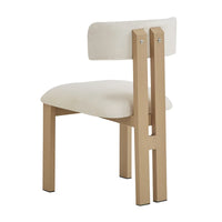 Chaises de salle à manger rembourrées Astura, structure en fer, lot de 2 par Christopher Knight Home