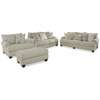 Ensemble de mobilier rembourré Signature Design by Ashley Asanti beige, 4 pièces - 98 l x 44 P x 40 H