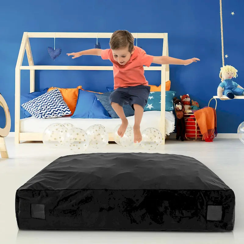 Tapis sensoriel anti-chocs Costway 57 x 57 avec blocs en mousse, lavable - Voir détails