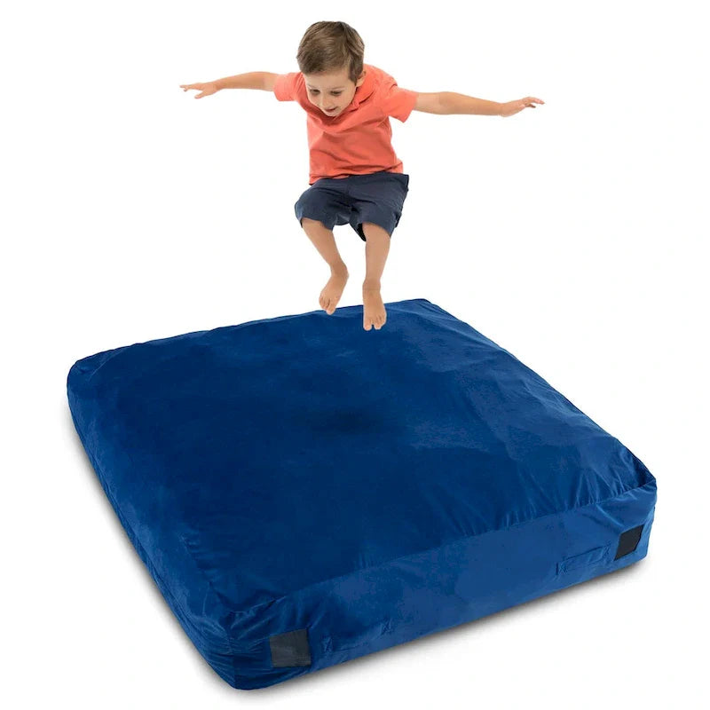 Tapis sensoriel anti-chocs Costway 57 x 57 avec blocs en mousse, lavable - Voir détails