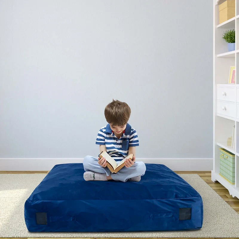 Tapis sensoriel anti-chocs Costway 57 x 57 avec blocs en mousse, lavable - Voir détails