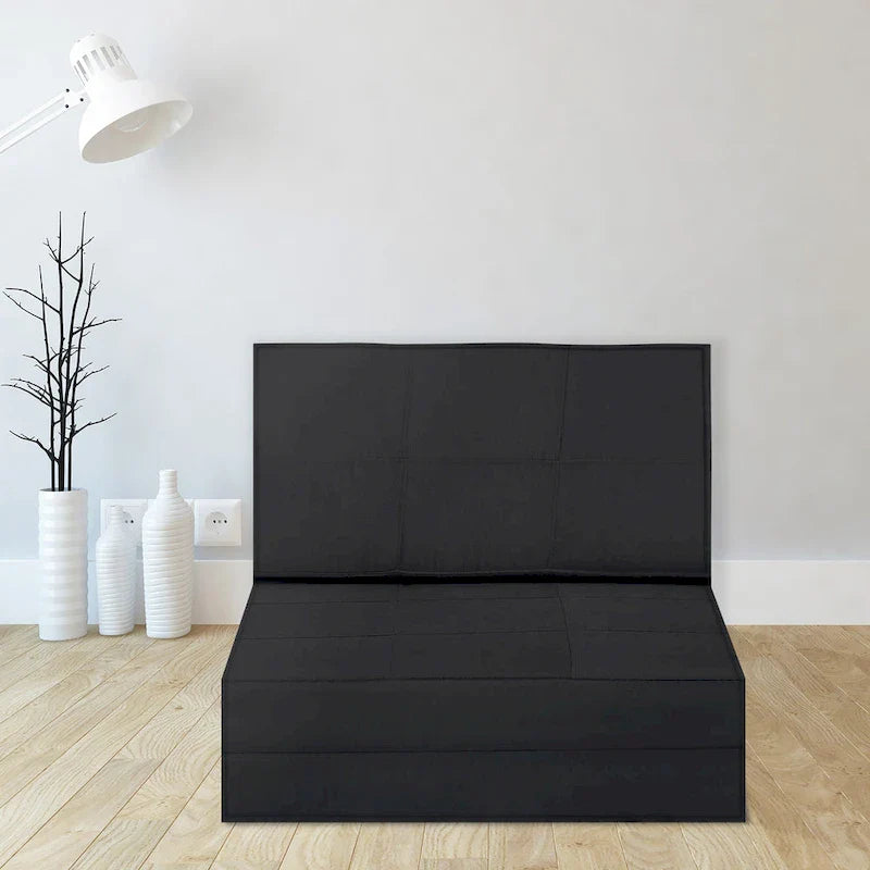 Fauteuil convertible pliant Costway, chaise longue dépliable, lit-canapé