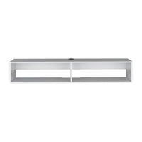 Meuble TV mural moderne 59 Meuble TV flottant avec étagères et gestion des câbles - 10.4H x 59.1W x 12.6D