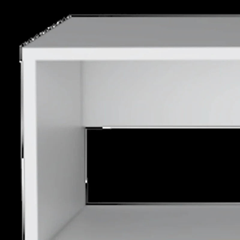 Meuble TV mural moderne 59 Meuble TV flottant avec étagères et gestion des câbles - 10.4H x 59.1W x 12.6D