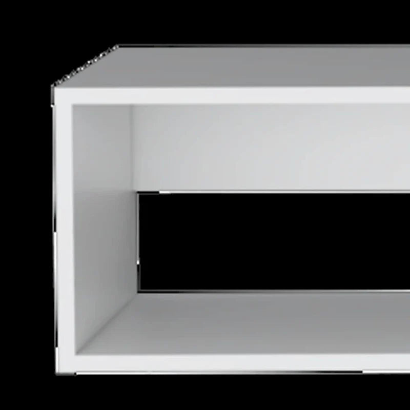 Meuble TV mural moderne 59 Meuble TV flottant avec étagères et gestion des câbles - 10.4H x 59.1W x 12.6D