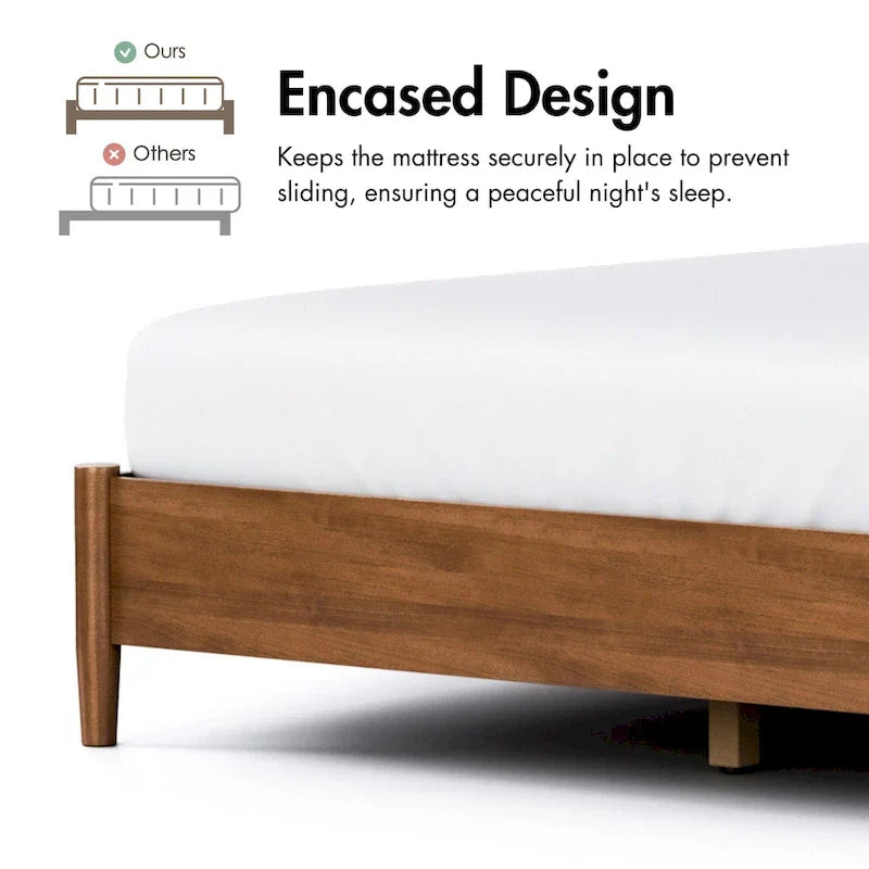 Ensemble de chambre plateforme en bouclé Furniture of America Beau milieu de siècle, 3 pièces