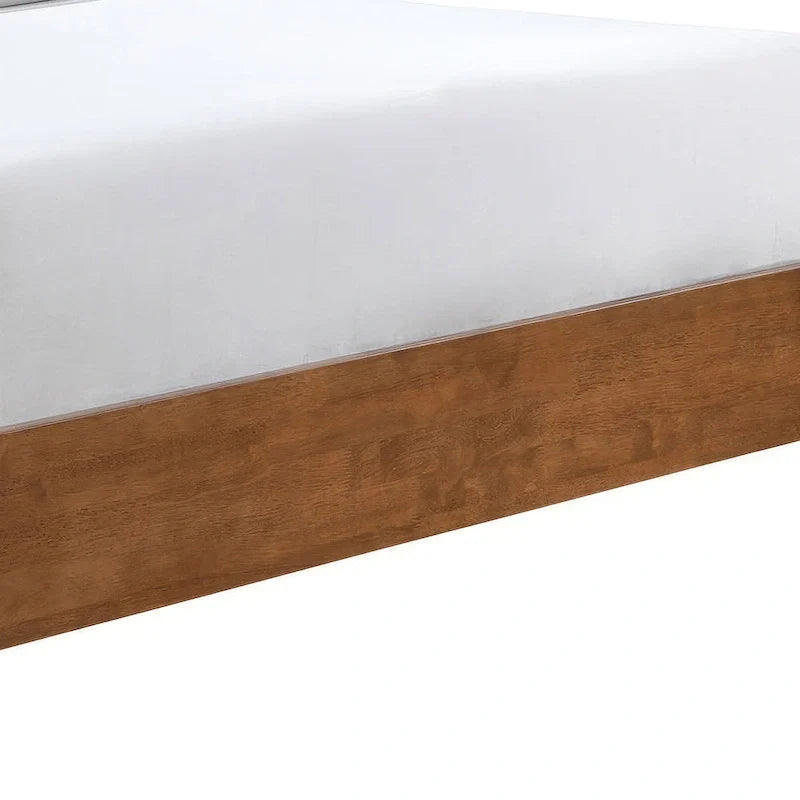 Ensemble de chambre plateforme en bouclé Furniture of America Beau milieu de siècle, 3 pièces