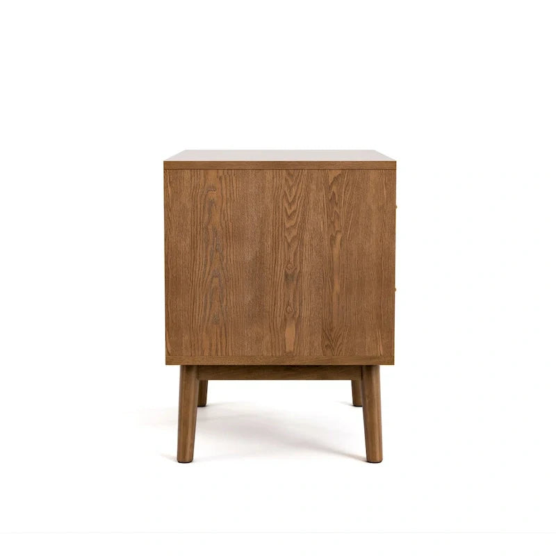 Ensemble de chambre plateforme en bouclé Furniture of America Beau milieu de siècle, 3 pièces