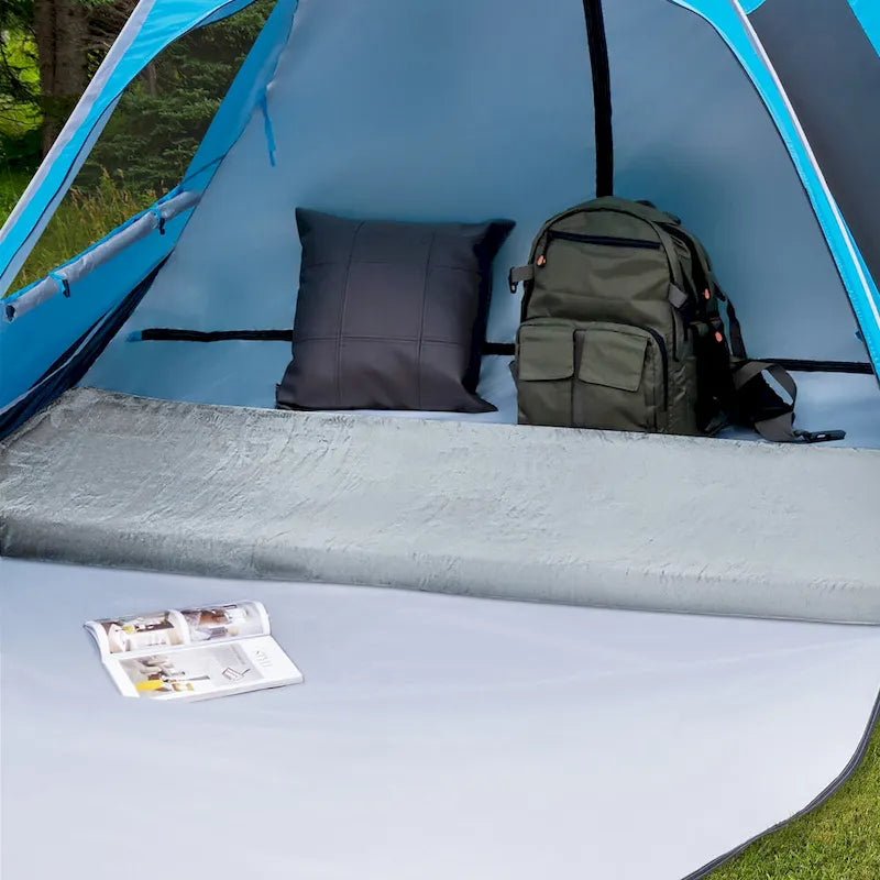 Matelas de Voyage Léger Enroulable Gymax 72 pouces Portable en Mousse à Mémoire de Forme