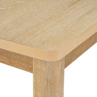 Ensemble de table à manger en bois 7 pièces avec table extensible & 6 chaises