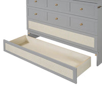 Lit escamotable taille Full gris avec rangement polyvalent et grands tiroirs