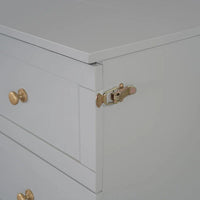 Lit escamotable taille Full gris avec rangement polyvalent et grands tiroirs