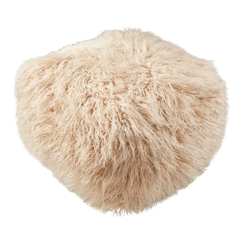 Snug Haven pouf en fausse fourrure