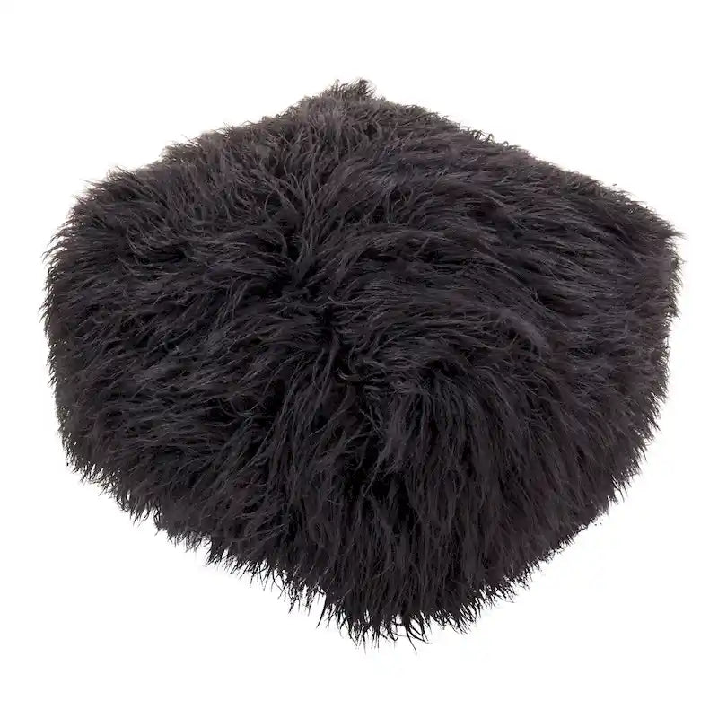 Snug Haven pouf en fausse fourrure