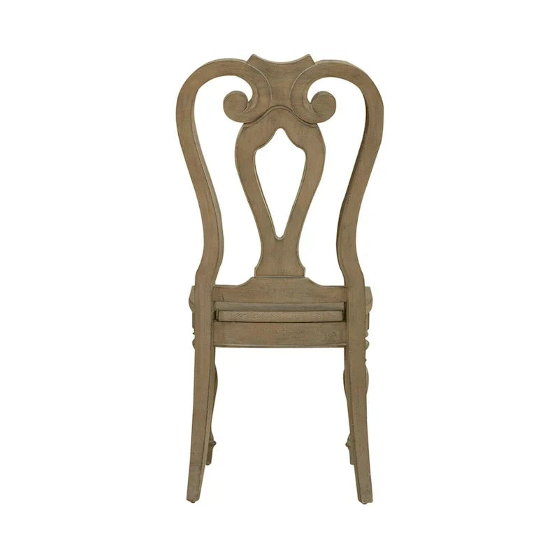 Magnolia Manor Chaise à dossier ajouré (lot de 2)