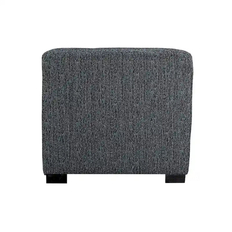 MJL Furniture Text2 Olivia ottoman carré capitonné 4 boutons