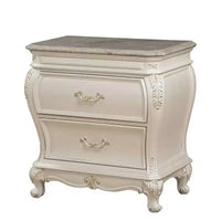 Table de chevet Chantelle 30 po, blanc perle - Acme Furniture