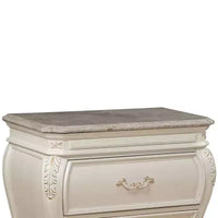 Table de chevet Chantelle 30 po, blanc perle - Acme Furniture