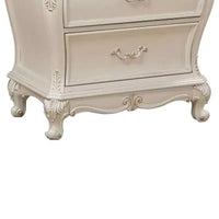 Table de chevet Chantelle 30 po, blanc perle - Acme Furniture