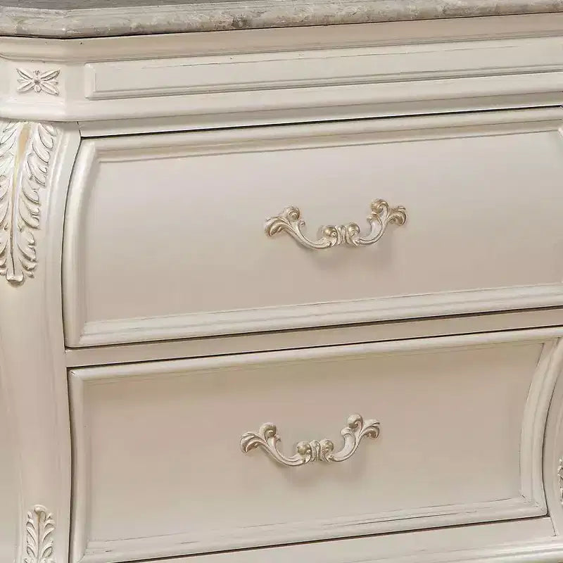 Table de chevet Chantelle 30 po, blanc perle - Acme Furniture
