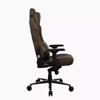 Chaise de bureau et gaming Arozzi Vernazza ultra-douce avec soutien lombaire en mousse à mémoire de forme, marron