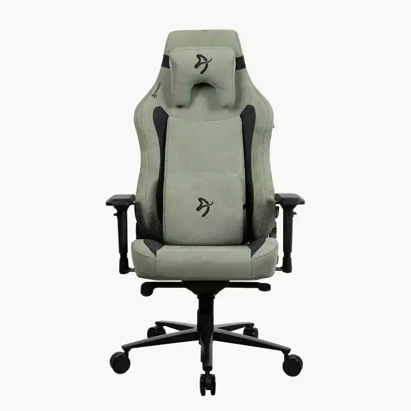 Chaise de bureau et gaming Arozzi Vernazza XL ultra-douce avec soutien lombaire en mousse à mémoire de forme, accoudoir 4D, vert forêt
