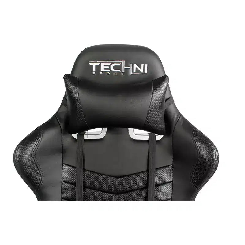 Chaise de jeu vidéo ergonomique de style coureur à dossier haut Ts-5100 - Techni Sport : pivotante, réglable