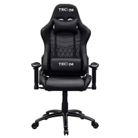 Chaise de jeu vidéo ergonomique de style coureur à dossier haut Ts-5100 - Techni Sport : pivotante, réglable