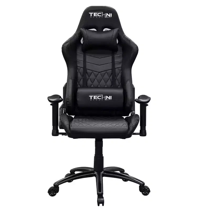 Chaise de jeu vidéo ergonomique de style coureur à dossier haut Ts-5100 - Techni Sport : pivotante, réglable