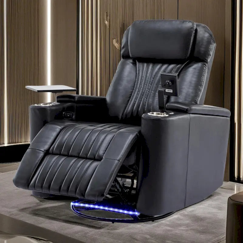 Fauteuil releveur électrique multifonction pivotant 270 pour home cinéma