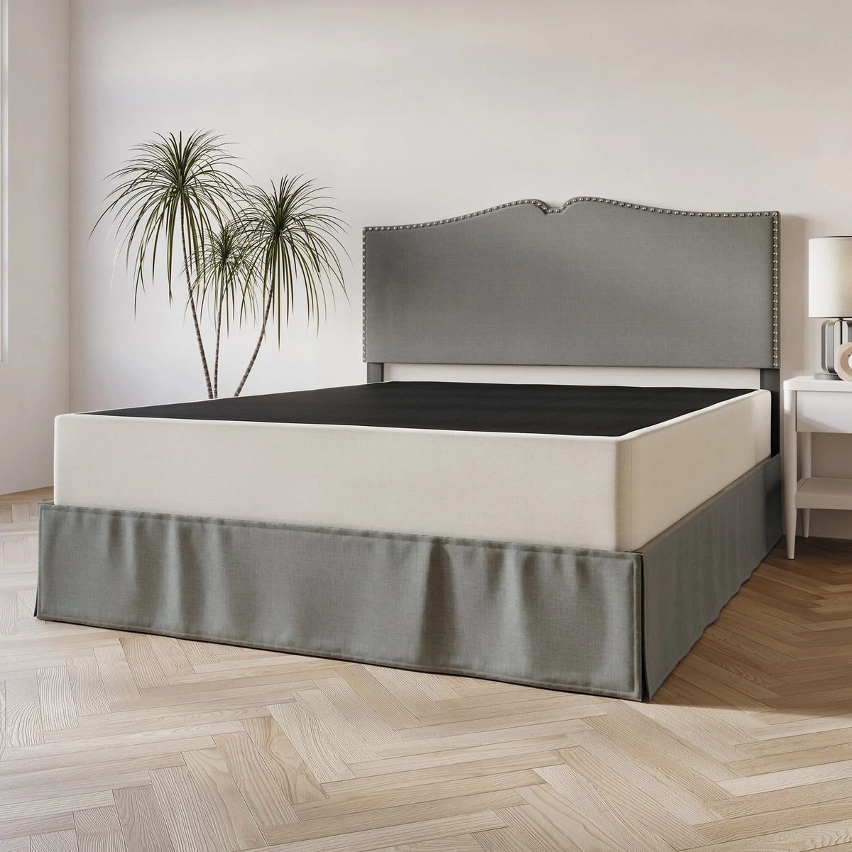 CraftPorch Sommier à ressorts en bois massif 8 pouces avec lattes en bois