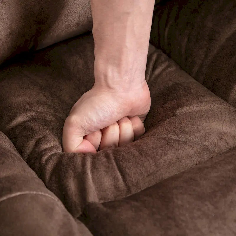 Fauteuil Inclinable à Bascule de Massage Manuel Pivotant 360° avec Chaleur et Vibration