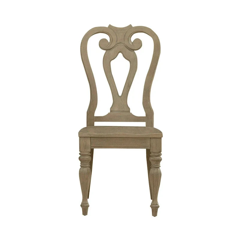 Magnolia Manor Chaise à dossier ajouré (lot de 2)