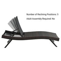 Chaise longue en osier toutes saisons - lot de 2