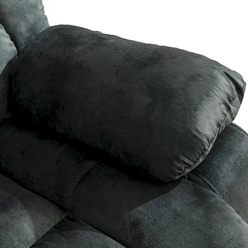 Fauteuil Inclinable à Bascule de Massage Manuel Pivotant 360° avec Chaleur et Vibration