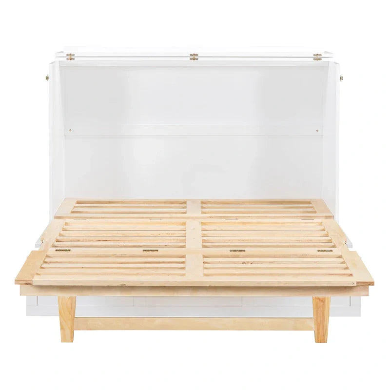 Nestfair Lit escamotable taille Full avec grands tiroirs