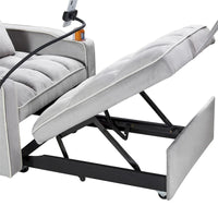 Fauteuil-lit convertible réglable, lit d'appoint escamotable