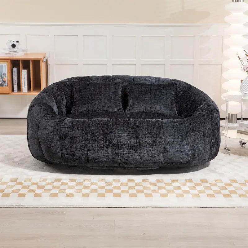 Pouf poire pour adultes - Canapé moelleux multicolore