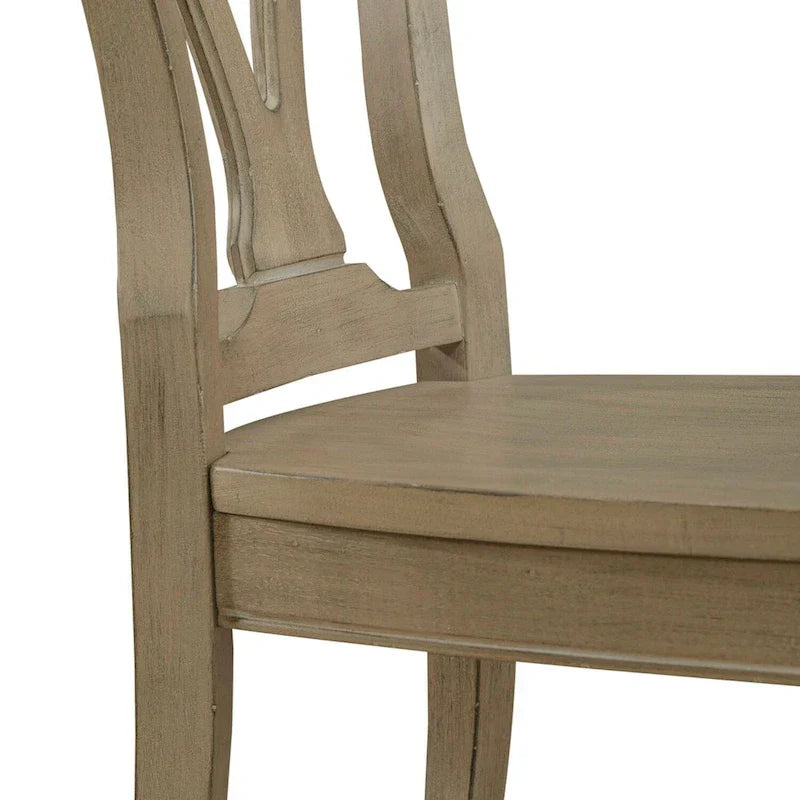 Magnolia Manor Chaise à dossier ajouré (lot de 2)