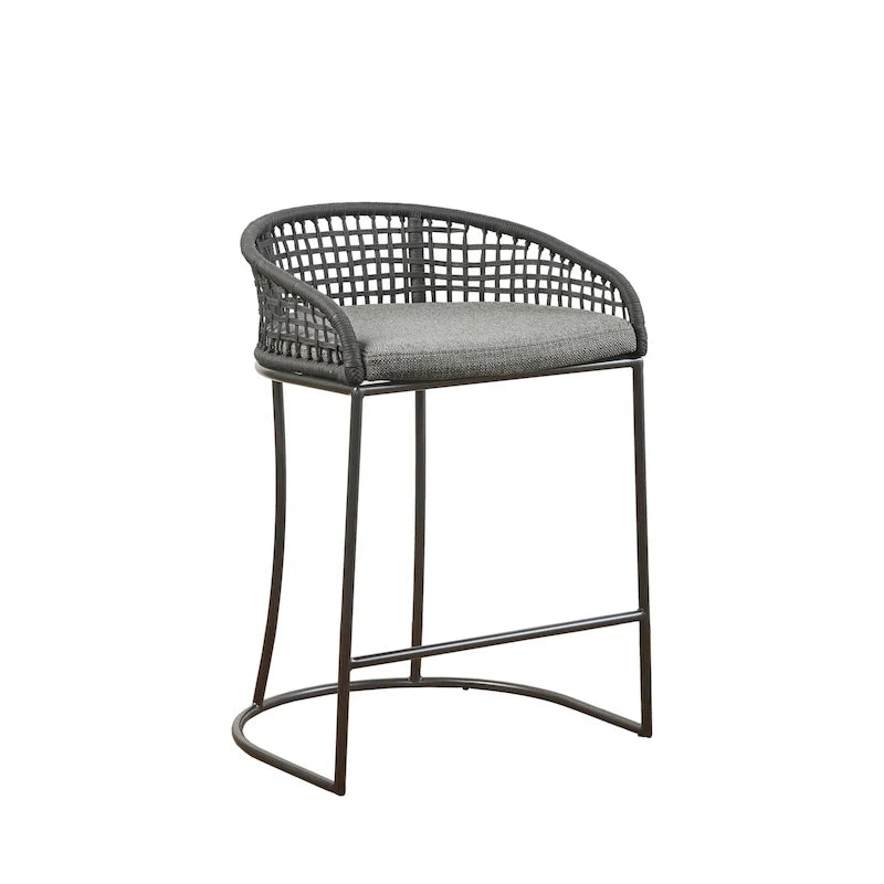 Madison Park Carmel Tabouret de comptoir tressé 25