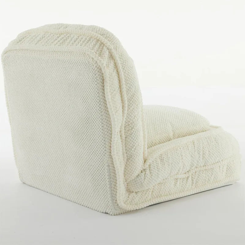 Canapé moelleux, 5 positions réglables, assise, sommeil, pliage, adapté à la chambre ou au salon