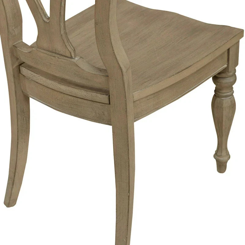 Magnolia Manor Chaise à dossier ajouré (lot de 2)