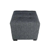 MJL Furniture Text2 Olivia ottoman carré capitonné 4 boutons