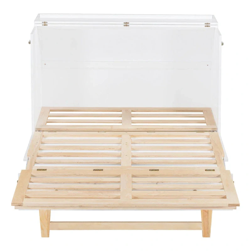 Nestfair Lit escamotable taille Full avec grands tiroirs