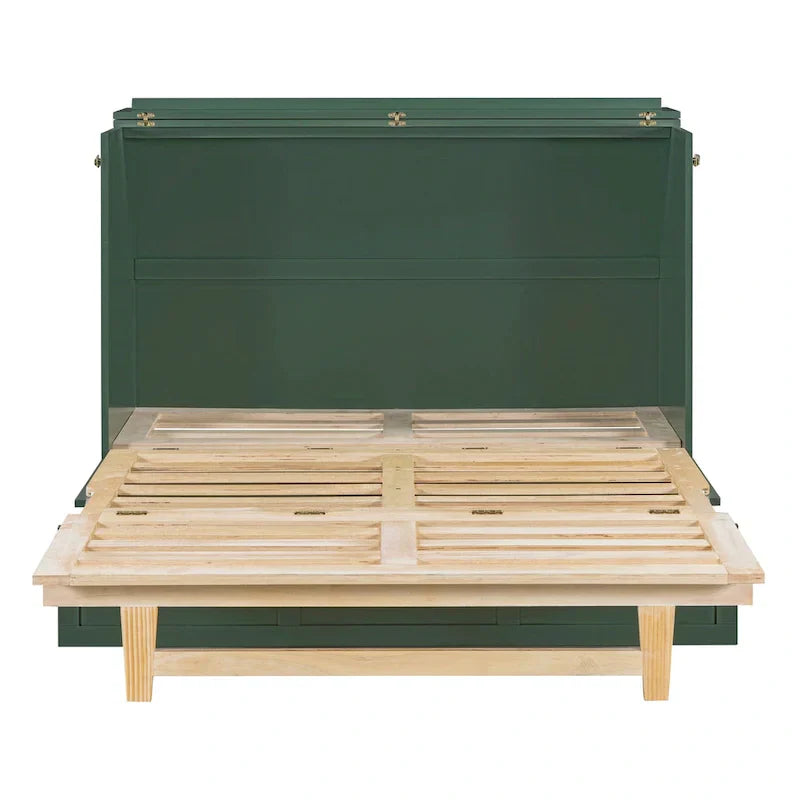 Nestfair Lit escamotable taille Full avec grands tiroirs