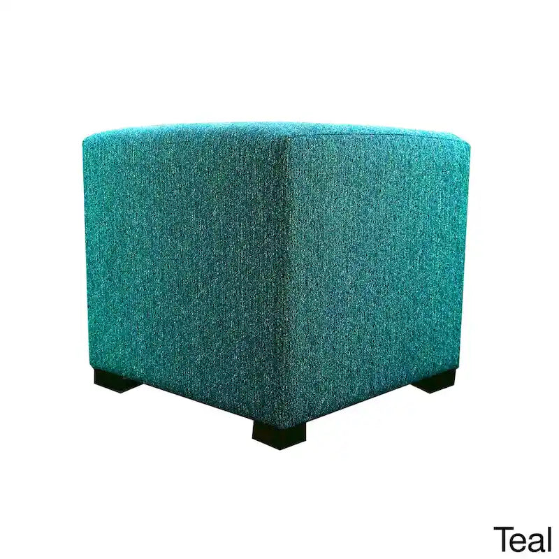MJL Furniture Text2 Olivia ottoman carré capitonné 4 boutons