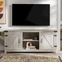 Meuble TV avec porte de grange Middlebrook Firebranch 58 pouces