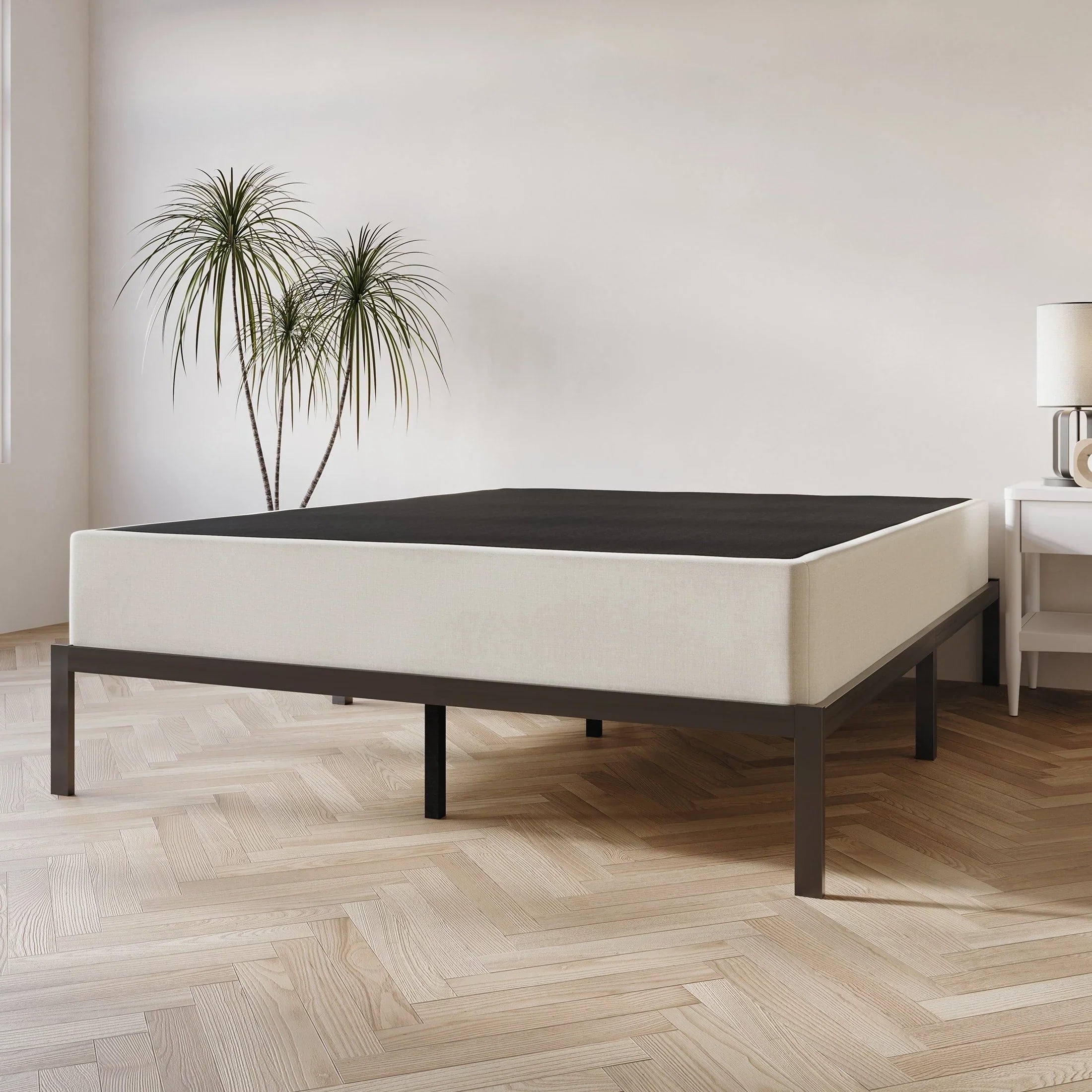 CraftPorch Sommier à ressorts en bois massif 8 pouces avec lattes en bois